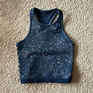 Lululemon Ebb to Street Cropped Racerback Tank Top size 4